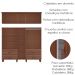 Guarda Roupa Madeira Maciça 10P 4G Espelho 195 cm 1145 Imbuia Milani Store