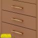 Guarda Roupa Solteiro 120 cm 4 Portas 10088 Nature Camarim VLR
