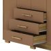 Guarda Roupa Solteiro 120 cm 4 Portas 10088 Nature Camarim VLR