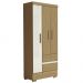 Guarda Roupa Solteiro 3 Portas 2005132 Atacama Off White ARMoveis