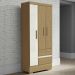 Guarda Roupa Solteiro 3 Portas 2005132 Atacama Off White ARMoveis