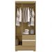 Guarda Roupa Solteiro 3 Portas 2005132 Atacama Off White ARMoveis
