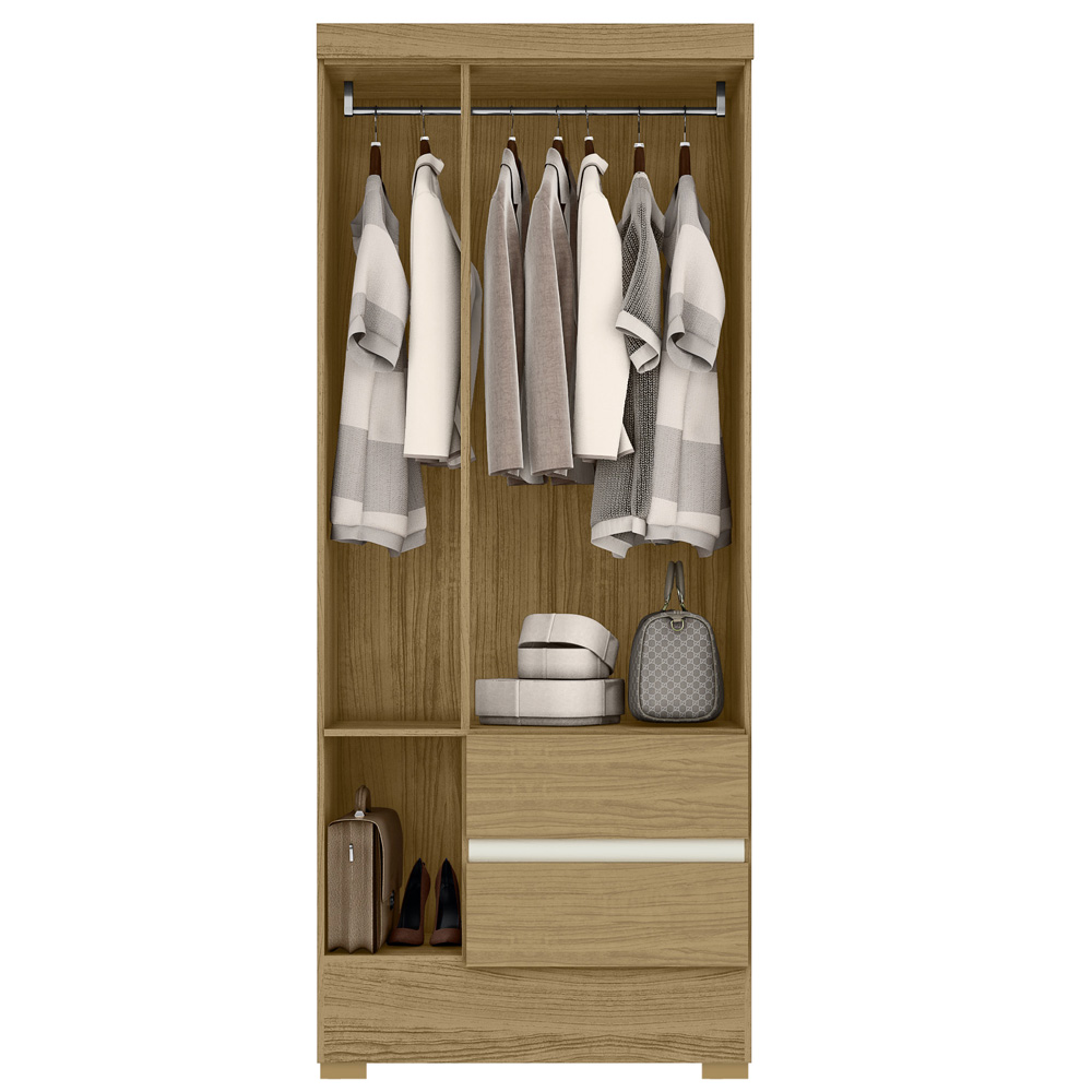 Guarda Roupa Solteiro 3 Portas 2005132 Atacama Off White ARMoveis