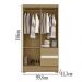 Guarda Roupa Solteiro 4 Portas 2005142 Atacama Off White ARMoveis