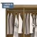 Guarda Roupa Solteiro 4 Portas 2005142 Atacama Off White ARMoveis