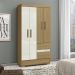 Guarda Roupa Solteiro 4 Portas 2005142 Atacama Off White ARMoveis
