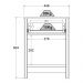 Kit 02 Mesas De Cabeceira 1 Porta e 1 Gaveta 45 cm DM112 Branco