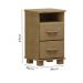 Kit 02 Mesas De Cabeceira Madeira Maciça 44 cm 2249 Freijo Milani Store