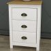 Kit 02 Mesas De Cabeceira Madeira Maciça 46 cm 9130 Branco Freijo Milani Store