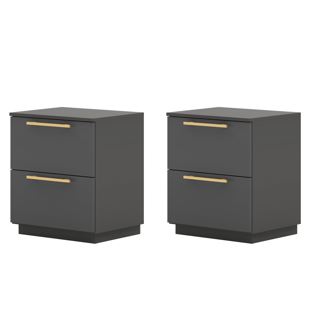 Kit 2 Mesa De Cabeceira 2GV 50 cm DUB 50019 Alasca VLR
