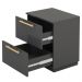 Kit 2 Mesa De Cabeceira 2GV 50 cm DUB 50019 Alasca VLR