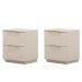 Kit 2 Mesa De Cabeceira 2GV 50 cm DUB 50019 Fendi VLR