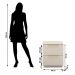 Kit 2 Mesa De Cabeceira 2GV 50 cm DUB 50019 Fendi VLR
