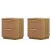 Kit 2 Mesa De Cabeceira 2GV 50 cm DUB 50019 Nature Camarim VLR