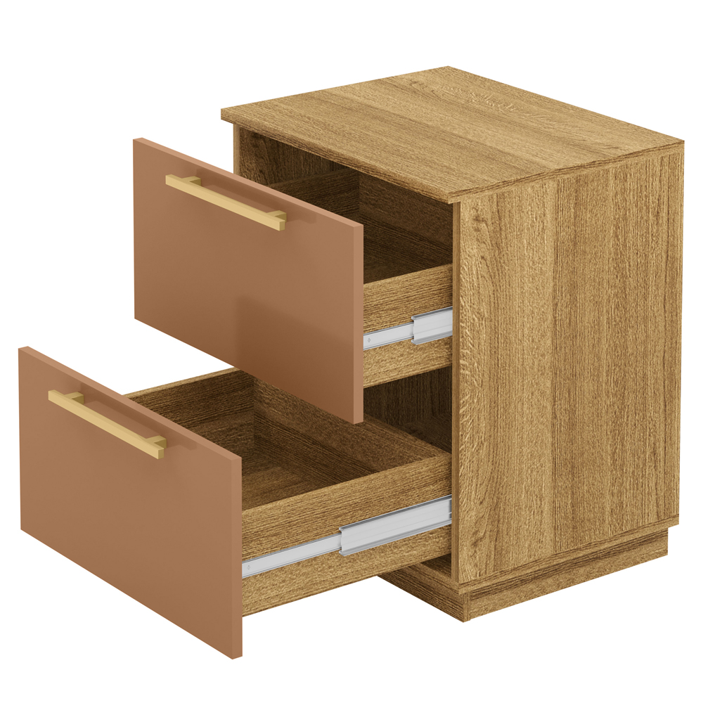 Kit 2 Mesa De Cabeceira 2GV 50 cm DUB 50019 Nature Camarim VLR