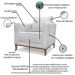 Kit 2 Poltronas Decorativas Balli Pes Madeira Linho Grigio Ezz