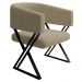 Kit 2 Poltronas Decorativas Mirela Pes Metal Boucle Bege VConcept