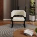Kit 2 Poltronas Decorativas Mirela Pes Metal Linho Bege VConcept