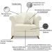 Kit 2 Poltronas Decorativas Retro Polo Linho Natural Ezz