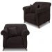 Kit 2 Poltronas Decorativas Retro Polo Suede 1102 Ezz