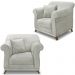 Kit 2 Poltronas Decorativas Retro Polo Veludo 2223 Ezz