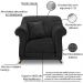 Kit 2 Poltronas Decorativas Retro Polo Veludo 2237 Ezz
