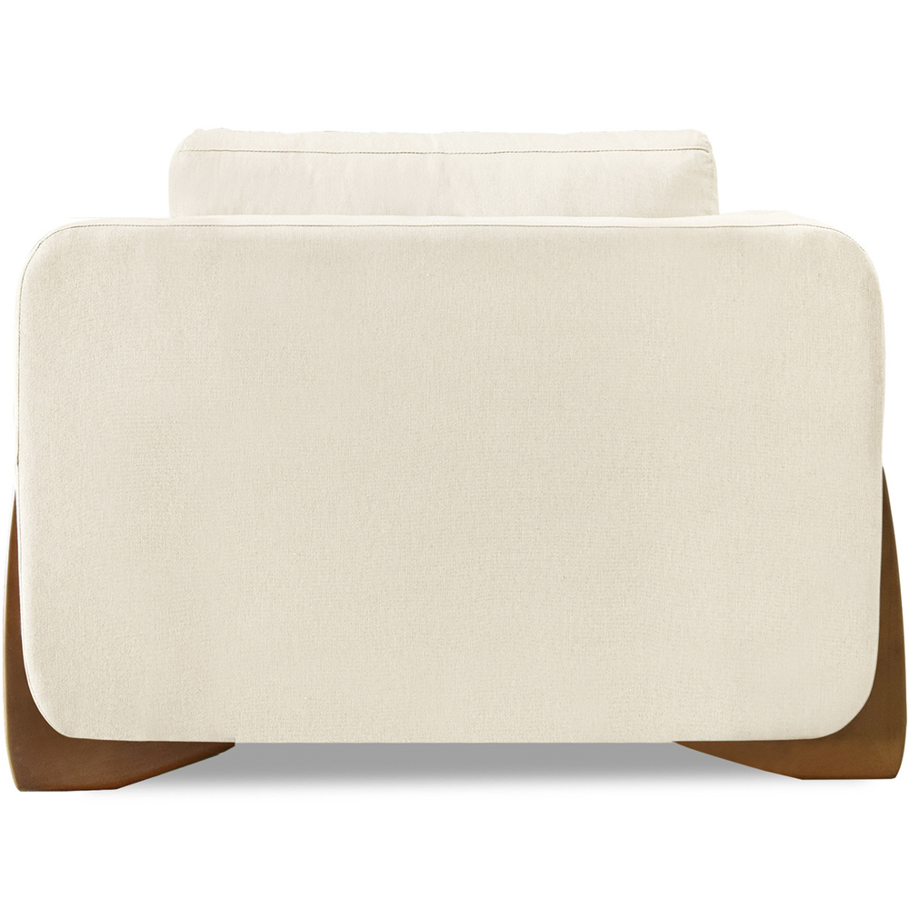 Kit 2 Poltronas Jolie 1 Lugar Pes Boomerang Linho Natural Ezz