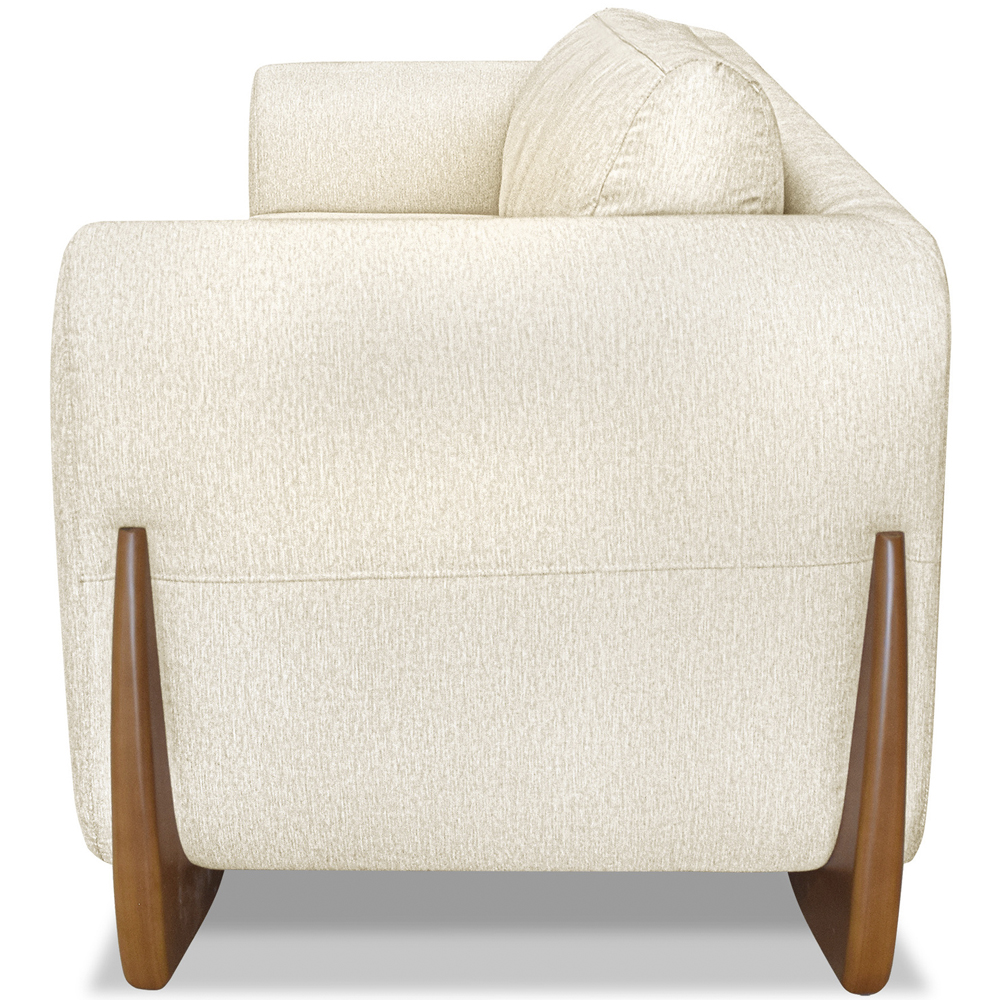 Kit 2 Poltronas Jolie 1 Lugar Pes Boomerang Linho Natural Ezz