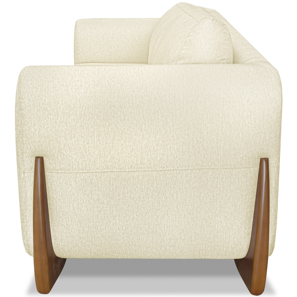Kit 2 Poltronas Jolie 1 Lugar Pes Boomerang Linho Perola Ezz