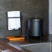 Kit 2 Porta Toalha Lovell Bancada Lavabo Peroba Preto DHom