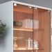 Kit Buffet E Cristaleira Para Sala Noronha Off White Matte Freijo CLB