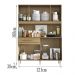 Kit Cozinha Compacta 4 Portas 2003308 121cm Atacama Grafite ARMoveis