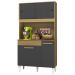 Kit Cozinha Compacta 91cm 2004306 Atacama Grafite ARMoveis