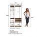 Kit Guarda Roupa Closet 02 Pecas 183X100cm Branco Montana PRODDY