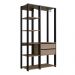 Kit Guarda Roupa Closet 02 Pecas 183X100cm Preto Montana PRODDY