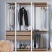Kit Guarda Roupa Closet 03 Peças 183X160cm Branco Montana PRODDY