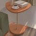 Mesa Apoio Alta MDF Para Sala de Estar 51 cm 4697 Terracota ARLY