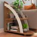 Mesa Apoio MDF Sala de Estar 70 cm 4503 Cedro Off White ARLY