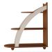 Mesa Apoio MDF Sala de Estar 70 cm 4503 Cedro Off White ARLY