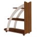 Mesa Apoio MDF Sala de Estar 70 cm 4503 Cedro Off White ARLY