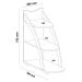 Mesa Apoio MDF Sala de Estar 70 cm 4615 Naturale Terracota ARLY