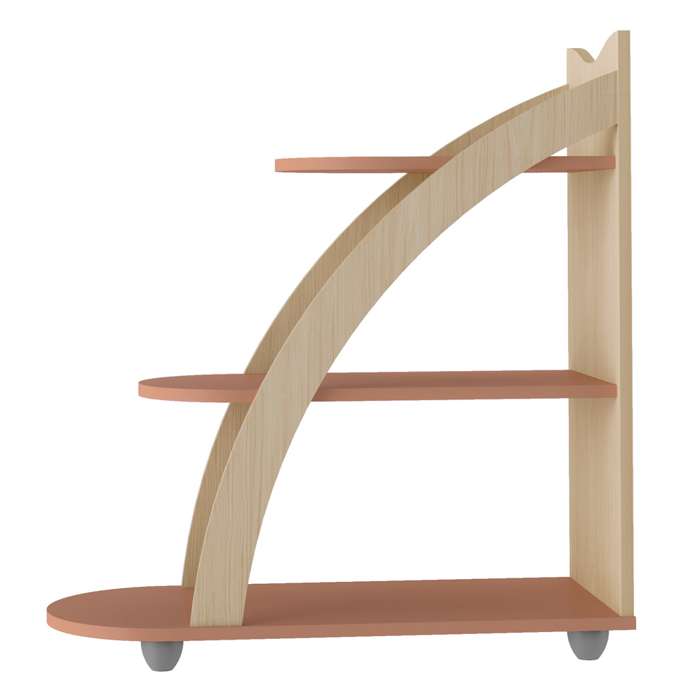 Mesa Apoio MDF Sala de Estar 70 cm 4615 Naturale Terracota ARLY