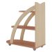 Mesa Apoio MDF Sala de Estar 70 cm 4615 Naturale Terracota ARLY