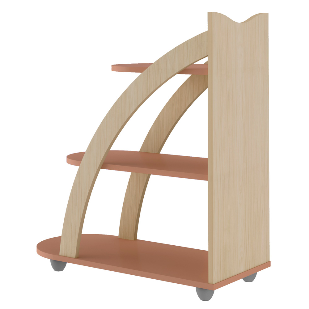 Mesa Apoio MDF Sala de Estar 70 cm 4615 Naturale Terracota ARLY
