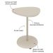 Mesa Apoio Para Sala de Estar 45 cm 4580 Off White ARLY