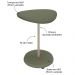 Mesa Apoio Para Sala de Estar 45 cm 4598 Menta ARLY