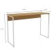 Mesa Bancada Alta Gourmet 136X91 LI043 Canela Branco KPB