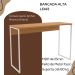 Mesa Bancada Alta Gourmet 136X91 LI043 Canela Branco KPB