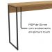 Mesa Bancada Alta Gourmet 136X91 LI043 Freijo Preto Fosco KPB