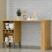 Mesa Bancada Ilha Gourmet 136 cm Vera BVE06 Marrocos Off White MXM